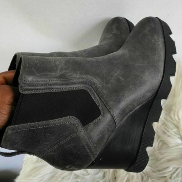 🌴Sorel Joan Uptown Chelsea Bootie Quarrey Women's Size 9✌️ - Picture 3 of 10